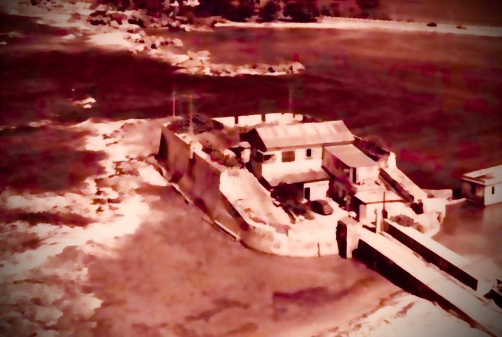 Antigua imagen del Fortín de San Gerónimo del Boquerón, en San Juan, Puerto Rico